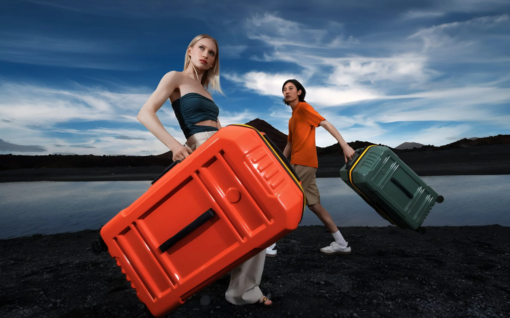 Iliustracinė nuotrauka su kelioniniais lagaminais