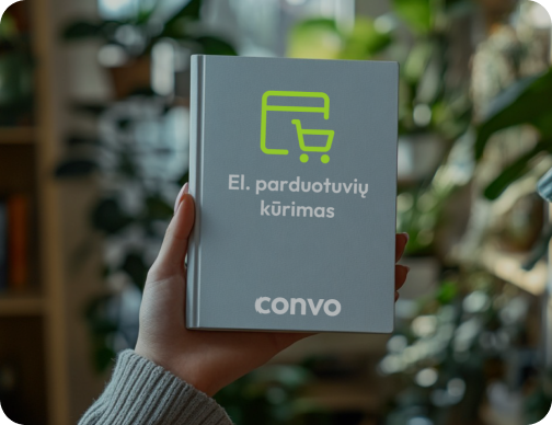 Iliustracija Convo El. parduotuvių kūrimas