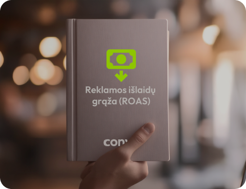 Reklamos išlaidų grąžos (ROAS) skaičiuoklė